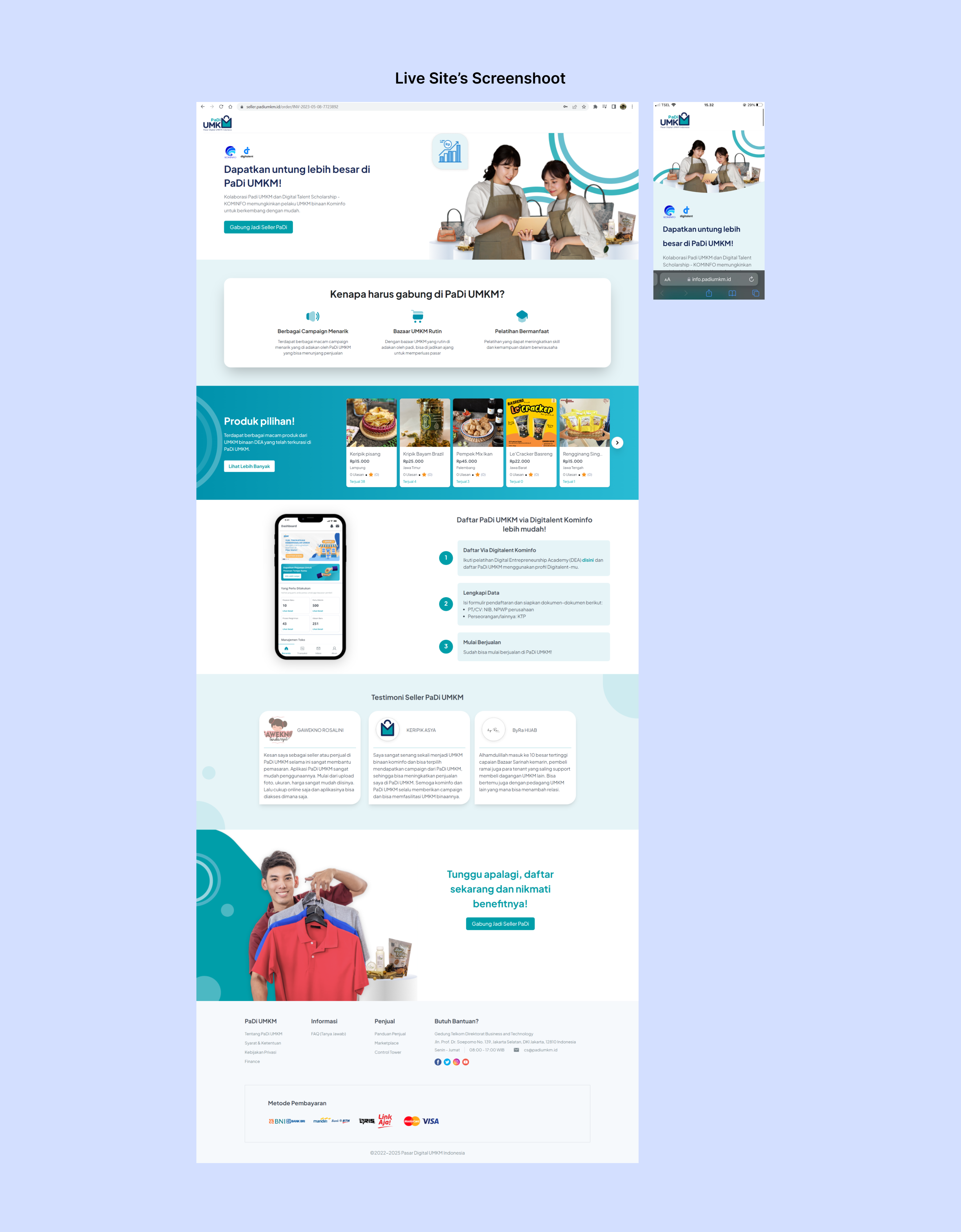 Landing Page